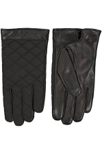 Shelly | Leather Gloves With Diamond Stitching